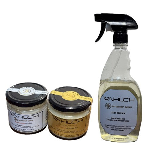 6-month care pack - Antibacterial Oil, Wax and Spray (B001)