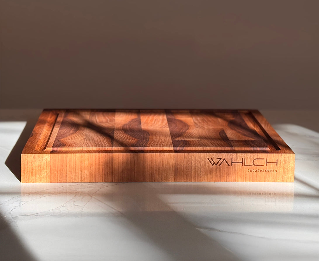 American Walnut End Grain Steel